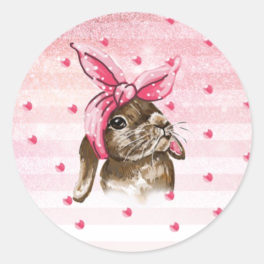 ハンドバ色彩の鮮やかニューピンク ラウンドシール (正面)