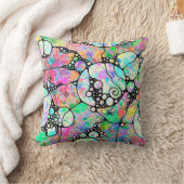 ハンドパターンとデジタル絵を描パターンのアート31 クッション (ブランケット)