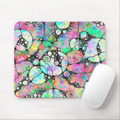 ハンドパターンとデジタル絵を描パターンのアート31 マウスパッド (マウス)