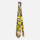 ハンドパターンとデジタル絵を描パターン13 ネクタイ (正面)