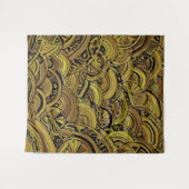 ハンドパターンとデジタル絵を描パターン15 タペストリー (正面(横))