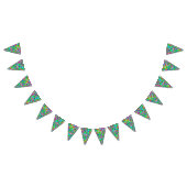 ハンドパターンとデジタル絵を描パターン18 バンティングフラッグ (全)