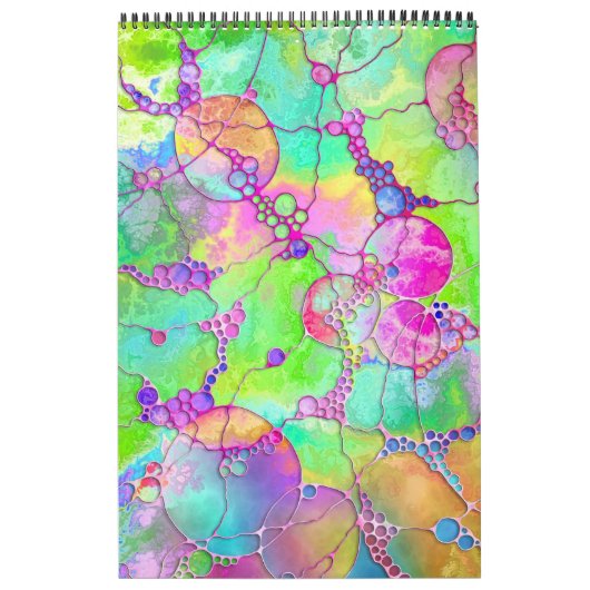 ハンドパターンとデジタル絵を描パターン41 カレンダー (カバー)