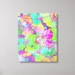 ハンドパターンとデジタル絵を描パターン41 キャンバスプリント