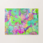 ハンドパターンとデジタル絵を描パターン41 ジグソーパズル (横)