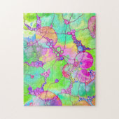 ハンドパターンとデジタル絵を描パターン41 ジグソーパズル (縦)