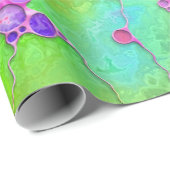 ハンドパターンとデジタル絵を描パターン41 ラッピングペーパー (ロールコーナー)