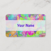 ハンドパターンとデジタル絵を描パターン41 名刺 (正面)