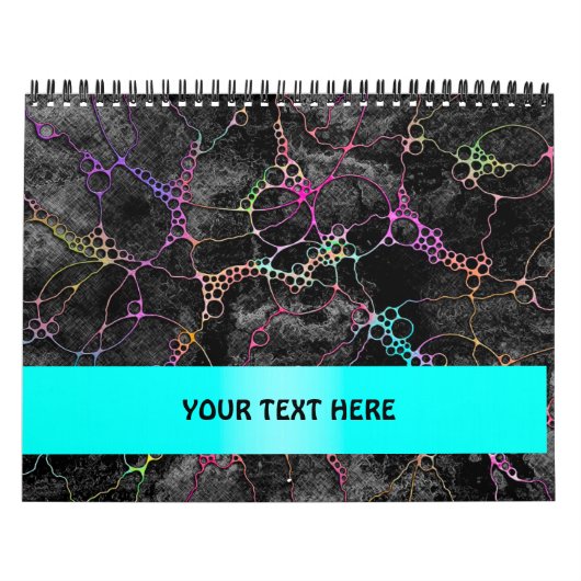 ハンドパターンとデジタル絵を描パターン44 カレンダー (カバー)