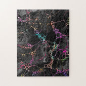 ハンドパターンとデジタル絵を描パターン44 ジグソーパズル (縦)