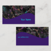 ハンドパターンとデジタル絵を描パターン44 名刺 (正面/裏面)