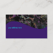 ハンドパターンとデジタル絵を描パターン44 名刺 (裏面)