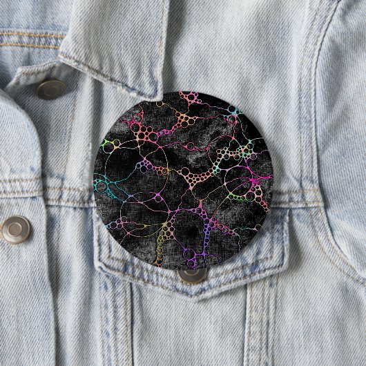 ハンドパターンとデジタル絵を描パターン44 缶バッジ (インサイチュ)