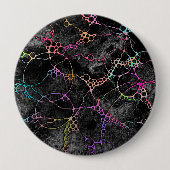 ハンドパターンとデジタル絵を描パターン44 缶バッジ (正面)