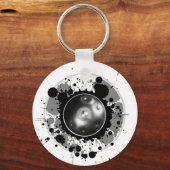 ハンドパン楽器 キーホルダー (正面)