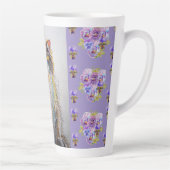 ハンドパープ色彩の鮮やかルタキシードキャットフローララテマグ カフェラテマグ (右)