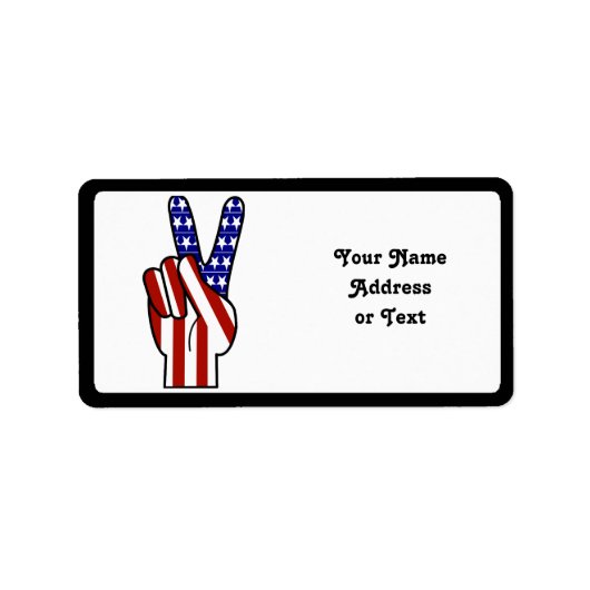 ハンドピースのサイン – 赤と青 ラベル (正面)