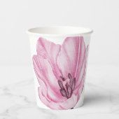 ハンドピ図解入りの、写真付きのックオリエンタルリリー 紙コップ (裏面)