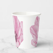 ハンドピ図解入りの、写真付きのックオリエンタルリリー 紙コップ (左)