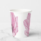 ハンドピ図解入りの、写真付きのックオリエンタルリリー 紙コップ (右)