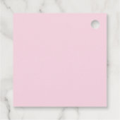 ハンドピ書ック弓ベビー女子シャワー フェイバータグ (裏面)