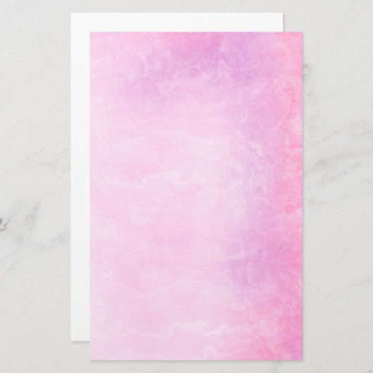 ハンドピ絵を描エレガントンク大理石 便箋 (正面/裏面)