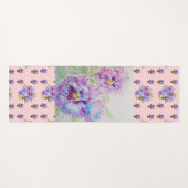 ハンドピ絵を描ンクパンジーフローラヨガマット ヨガマット (正面(横))
