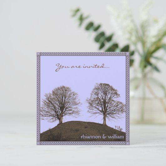 ハンドファスティングの招待状 招待状 (スタンド正面)