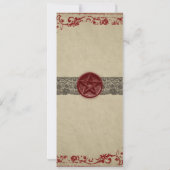 ハンドファスティング 招待状 (裏面)