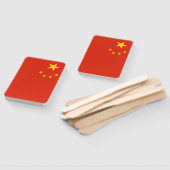 ハンドファンのセットと中国のフラグ ハンドファン (組立なし)