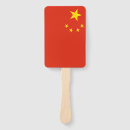 ハンドファンのセットと中国のフラグ ハンドファン