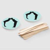 ハンドファン結婚式の引き出物キス ハンドファン (組立なし)