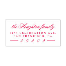 ハンドファ書イミリー名とカスタム差出人住所