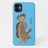 ハンドフィッシュのキャラクターイラスト Case-Mate iPhoneケース (裏面)