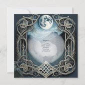 ハンドフェスト招待状ドロイドセルティックウィッカムーン 招待状 (裏面)