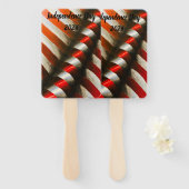 ハンドフカスタムァンフラグのセット ハンドファン (正面&裏面)