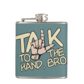 ハンドフラスコに話カスタムす フラスク (正面)