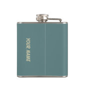 ハンドフラスコに話カスタムす フラスク (裏面)