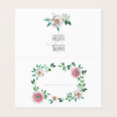 ハンドフ絵を描ァラーズゲスト名座席表 名刺 (外部フラット)