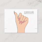 ハンドブレスレット表示カード 名刺 (正面)