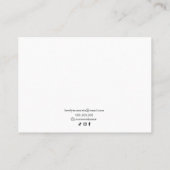 ハンドブレスレット表示カード 名刺 (裏面)