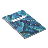 ハンドブ絵を描ルークテールプリントキノコ ノートブック (右側)