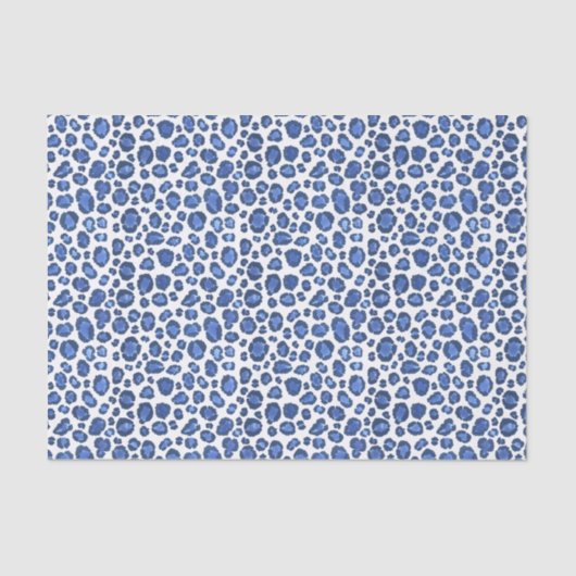 ハンドブ絵を描ルートとホワイトヒョウアニマルプリント 薄葉紙 (正面)