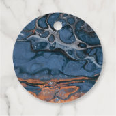 ハンドブ絵を描ルーマーブルメッセージカード フェイバータグ (裏面)