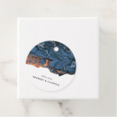 ハンドブ絵を描ルーマーブルメッセージカード フェイバータグ (インサイチュ)