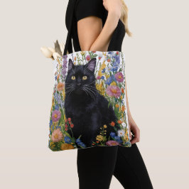 ハンドブ色彩の鮮やかロック&フローラ刺繍芸術 トートバッグ