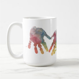 ハンドプリントハートCutest Toddlerベビー写真 コーヒーマグカップ