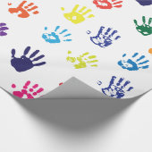 ハンドプリントラッピング紙 ラッピングペーパー (角)