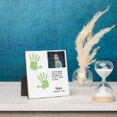 ハンドプリント 幼稚園初日の詩 母親へのプレゼント フォトプラーク (インサイチュ)