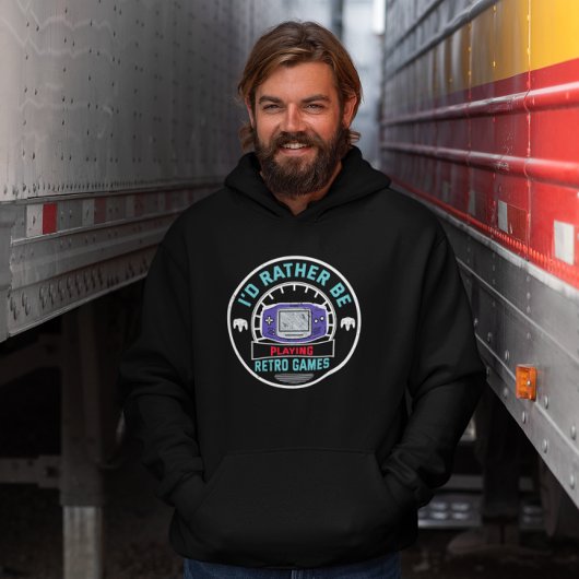 ハンドヘルドの遊レトロ パーカ